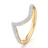 Thumbnail Image 4 of J'Lure Lab-Created Diamond Contour Wedding Band 3/8 ct tw 18K Yellow Gold