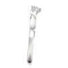 Thumbnail Image 3 of J'Lure Lab-Grown Diamond Scalloped Wedding Band 1/8 ct tw 18K White Gold