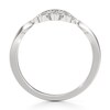 Thumbnail Image 2 of J'Lure Lab-Grown Diamond Scalloped Wedding Band 1/5 ct tw 18K White Gold