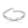 Thumbnail Image 1 of J'Lure Lab-Grown Diamond Contour Wedding Band 1/4 ct tw 18K White Gold