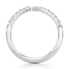 Thumbnail Image 2 of J'Lure Lab-Grown Diamond Contour Wedding Band 1/4 ct tw 18K White Gold