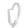 Thumbnail Image 4 of J'Lure Lab-Grown Diamond Contour Wedding Band 1/4 ct tw 18K White Gold