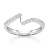 Thumbnail Image 1 of J'Lure Lab-Grown Diamond Contour Wedding Band 3/8 ct tw 18K White Gold