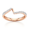 Thumbnail Image 1 of J'Lure Lab-Grown Diamond Contour Wedding Band 1/3 ct tw 18K Rose Gold