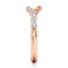 Thumbnail Image 3 of J'Lure Lab-Grown Diamond Contour Wedding Band 1/3 ct tw 18K Rose Gold