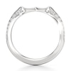 Thumbnail Image 2 of J'Lure Lab-Grown Diamond Contour Wedding Band 1/5 ct tw 18K White Gold