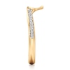 Thumbnail Image 3 of J'Lure Lab-Grown Diamond Contour Wedding Band 1/8 ct tw 18K Yellow Gold