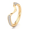 Thumbnail Image 4 of J'Lure Lab-Grown Diamond Contour Wedding Band 1/8 ct tw 18K Yellow Gold