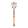 Thumbnail Image 3 of J'Lure Carre Step-Cut Lab-Created Diamond Engagement Ring 2 ct tw 18K Rose Gold