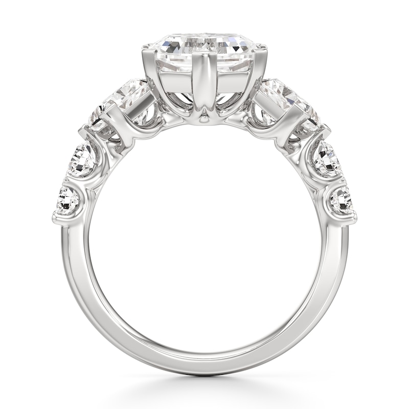 Main Image 2 of J'Lure Hexagon Brilliant-Cut Lab-Grown Diamond Engagement Ring 4-3/4 ct tw 18K White Gold
