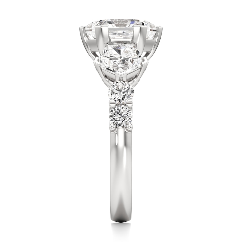 Main Image 3 of J'Lure Hexagon Brilliant-Cut Lab-Grown Diamond Engagement Ring 4-3/4 ct tw 18K White Gold