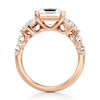 Thumbnail Image 2 of J'Lure Carre Step-Cut Lab-Created Diamond Engagement Ring 4-3/4 ct tw 18K Rose Gold