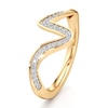 Thumbnail Image 4 of J'Lure Lab-Grown Diamond Contour Wedding Band 1/5 ct tw 18K Yellow Gold