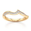 Thumbnail Image 1 of J'Lure Lab-Grown Diamond Contour Wedding Band 1/6 ct tw 18K Yellow Gold