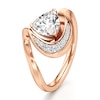 Thumbnail Image 4 of J'Lure Trillion Curved Brilliant-Cut Lab-Grown Diamond Engagement Ring 1 ct tw 18K Rose Gold