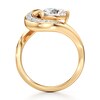 Thumbnail Image 2 of J'Lure Trillion Curved Brilliant-Cut Lab-Grown Diamond Engagement Ring 2 ct tw 18K Yellow Gold