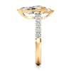 Thumbnail Image 3 of J'Lure Lozenge Step-Cut Two-Stone Lab-Created Diamond Engagement Ring 1-7/8 ct tw 18K Yellow Gold