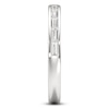 Thumbnail Image 3 of J'Lure Baguette-Cut Lab-Grown Diamond Contour Wedding Band 3/8 ct tw 18K White Gold