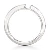 Thumbnail Image 2 of J'Lure Baguette-Cut Lab-Grown Diamond Contour Wedding Band 3/8 ct tw 18K White Gold