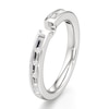 Thumbnail Image 4 of J'Lure Baguette-Cut Lab-Grown Diamond Contour Wedding Band 3/8 ct tw 18K White Gold