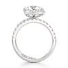 Thumbnail Image 2 of J'Lure Trillion Curved Brilliant-Cut Lab-Grown Diamond Spiral Engagement Ring 2-5/8 ct tw 18K White Gold