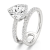 Thumbnail Image 4 of J'Lure Trillion Curved Brilliant-Cut Lab-Grown Diamond Spiral Engagement Ring 2-5/8 ct tw 18K White Gold