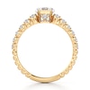 Thumbnail Image 2 of J'Lure Octagon Brilliant-Cut Lab-Created Diamond Engagement Ring 1-1/4 ct tw 18K Yellow Gold