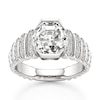 Thumbnail Image 1 of J'Lure Octagon Step-Cut Lab-Grown Diamond Engagement Ring 3-3/8 ct tw 18K White Gold