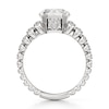 Thumbnail Image 2 of J'Lure Octagon Step-Cut Lab-Grown Diamond Engagement Ring 3-3/8 ct tw 18K White Gold