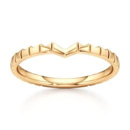 J'Lure Contour Wedding Band 18K Yellow Gold