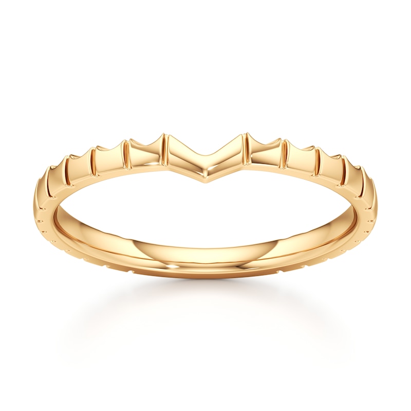 Main Image 1 of J'Lure Contour Wedding Band 18K Yellow Gold