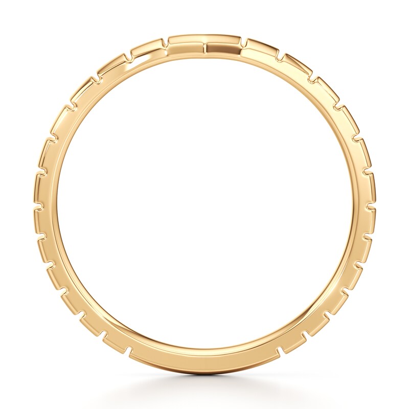 Main Image 2 of J'Lure Contour Wedding Band 18K Yellow Gold