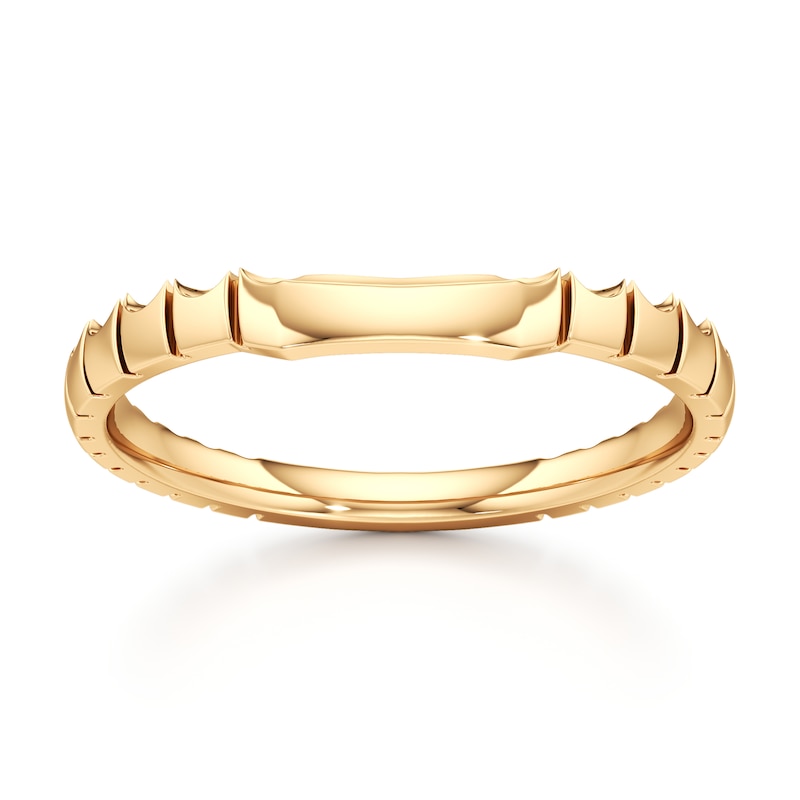Main Image 1 of J'Lure Contour Wedding Band 18K Yellow Gold