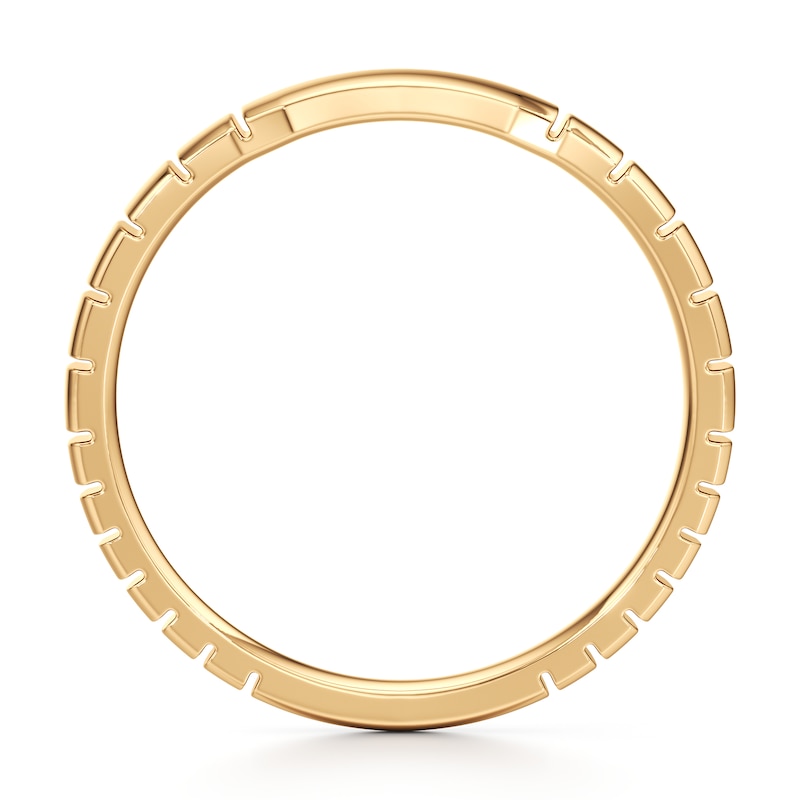 Main Image 2 of J'Lure Contour Wedding Band 18K Yellow Gold