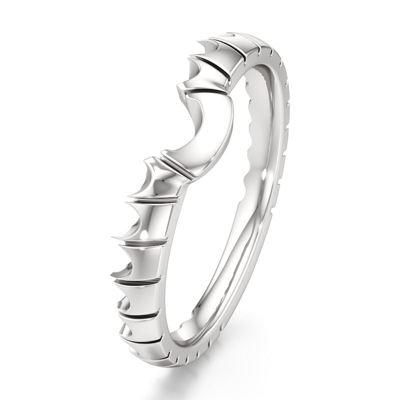 Main Image 4 of J'Lure Contour Wedding Band 18K White Gold