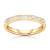 Thumbnail Image 1 of J'Lure Baguette & Round-Cut Lab-Grown Diamond Wedding Band 3/8 ct tw 18K Yellow Gold