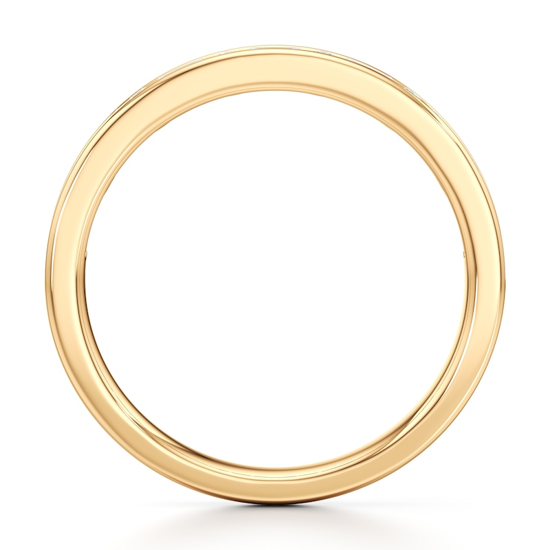 Main Image 2 of J'Lure Baguette & Round-Cut Lab-Grown Diamond Wedding Band 3/8 ct tw 18K Yellow Gold