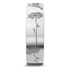 Thumbnail Image 2 of Birth Flower & Name Ring Sterling Silver