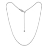 Thumbnail Image 1 of Adjustable Snake Chain Necklace 1.15mm Solid Sterling Silver 20"