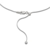 Thumbnail Image 2 of Adjustable Snake Chain Necklace 1.15mm Solid Sterling Silver 20"