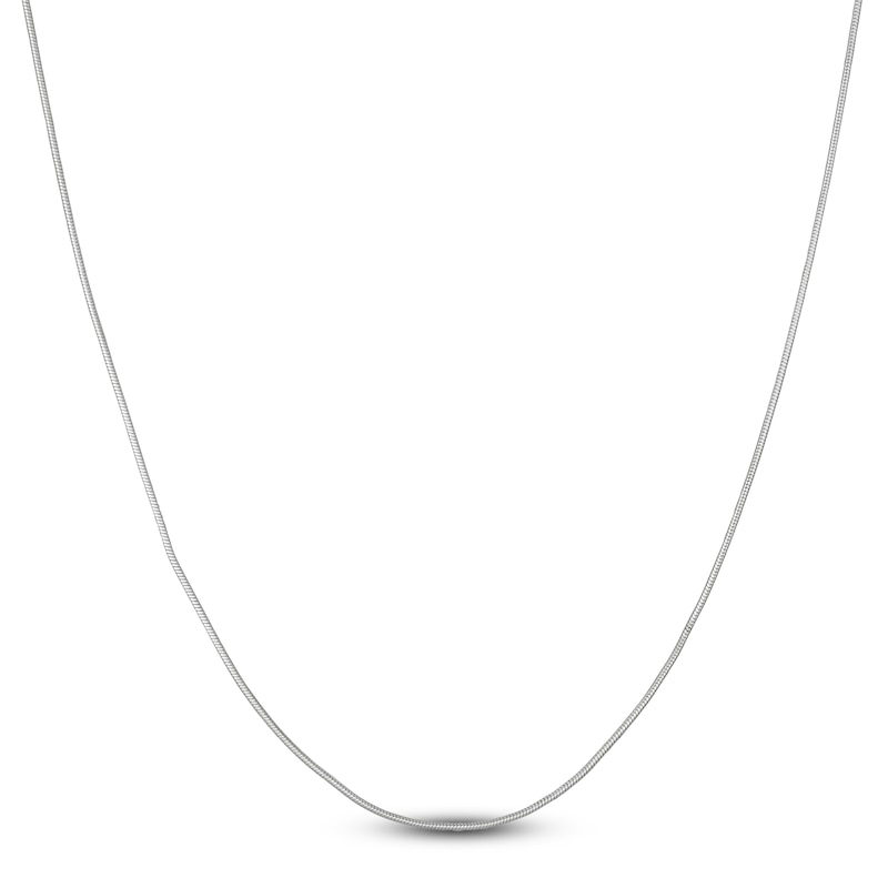Main Image 4 of Adjustable Snake Chain Necklace 1.15mm Solid Sterling Silver 20"