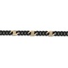 Thumbnail Image 3 of Men's Matte Curb Chain Bracelet 6mm Black & Yellow Ion-Plated Stainless Steel 8.5"