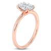 Thumbnail Image 2 of Certified Oval-Cut Diamond Solitaire Engagement Ring 1-1/2 ct tw 14K Rose Gold (I1/I)