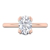 Thumbnail Image 3 of Certified Oval-Cut Diamond Solitaire Engagement Ring 1-1/2 ct tw 14K Rose Gold (I1/I)