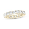 Thumbnail Image 1 of Cushion-Cut Lab-Grown Diamond Eternity Band 3-1/4 - 4 ct tw 14K Yellow Gold
