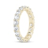 Thumbnail Image 2 of Cushion-Cut Lab-Grown Diamond Eternity Band 3-1/4 - 4 ct tw 14K Yellow Gold