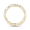 Thumbnail Image 3 of Cushion-Cut Lab-Grown Diamond Eternity Band 3-1/4 - 4 ct tw 14K Yellow Gold