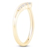 Thumbnail Image 2 of Certified Diamond Graduated Chevron Anniversary Ring 1/8 ct tw 14K Yellow Gold