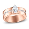 Thumbnail Image 1 of Vera Wang VOW Pear-Shaped Diamond Engagement Ring 1 ct tw 14K Rose Gold