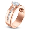 Thumbnail Image 2 of Vera Wang VOW Pear-Shaped Diamond Engagement Ring 1 ct tw 14K Rose Gold